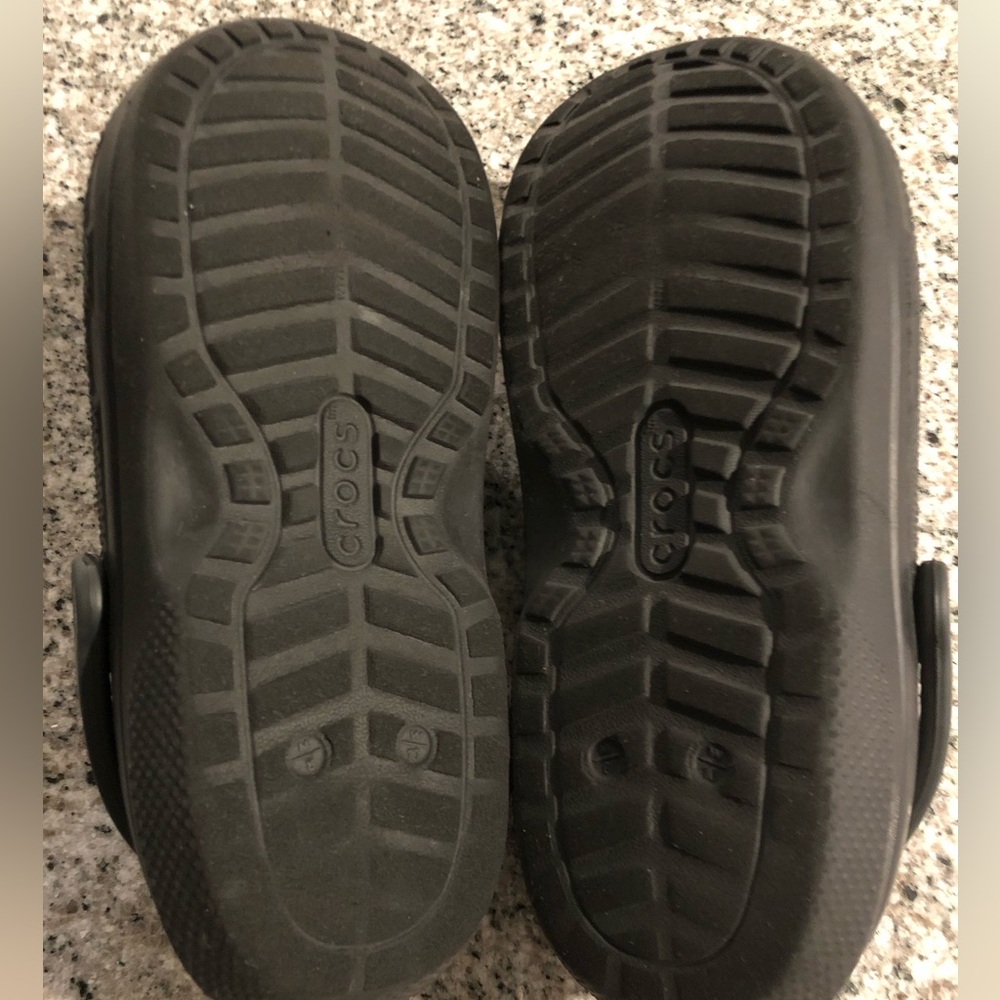 Crocs Classic Lined Clogs Unisex Black Size 10 Women Size 8 Men - Picture 14 of 16